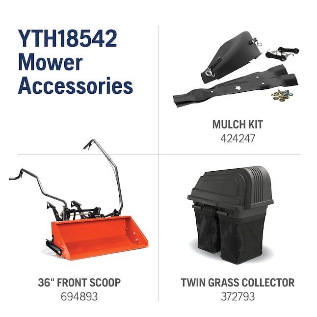 Husqvarna YTH18542 42-in 18.5-HP Gas Riding Lawn Mower