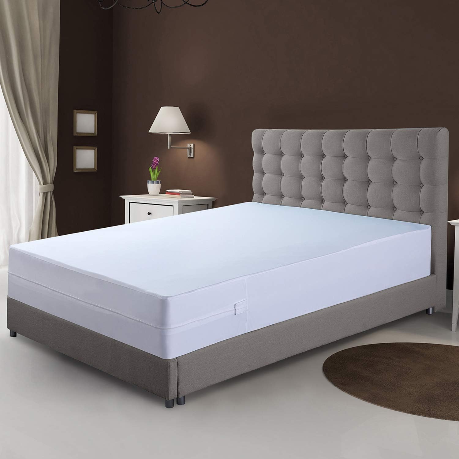 Utopia Bedding Zippered Mattress Encasement Twin XL, 100% Waterproof Mattress Protector, Absorbent, Six-Sided Mattress Cover
