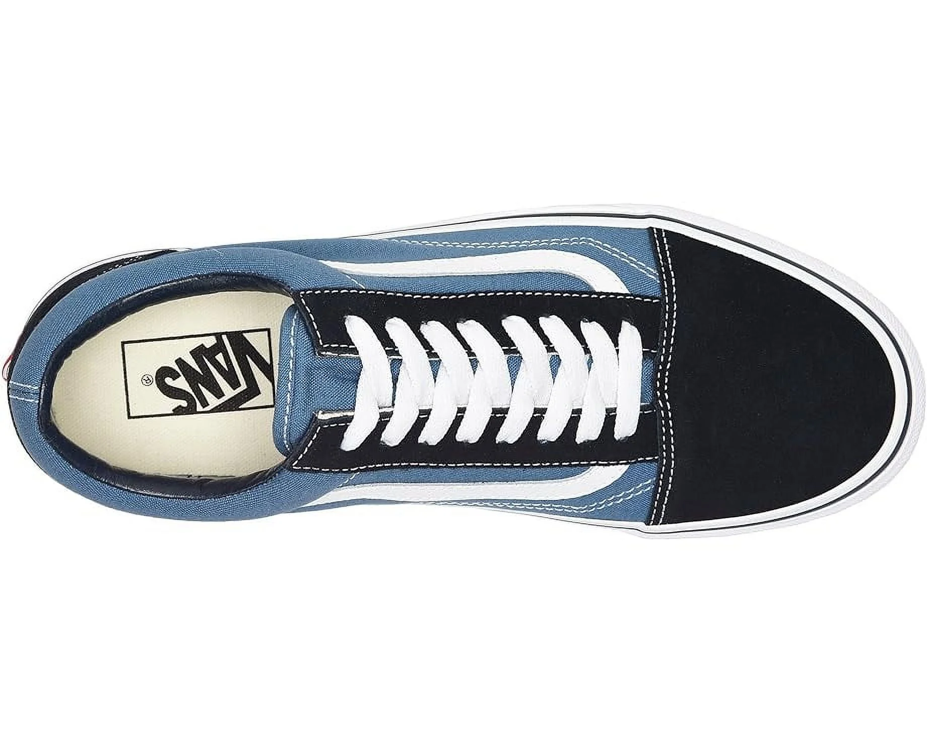 Vans Unisex Old Skool Canvas Shoes - Navy - 8.5 Women/7 Men