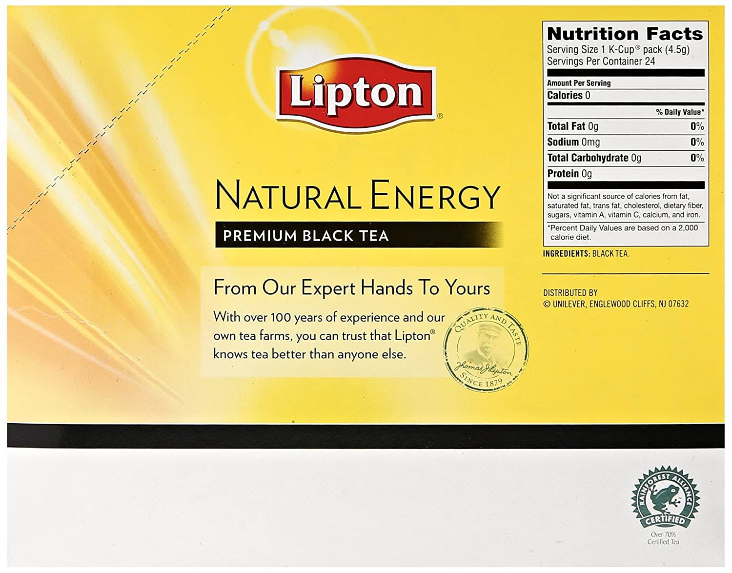 Lipton Natural Energy Tea 96 K Cup