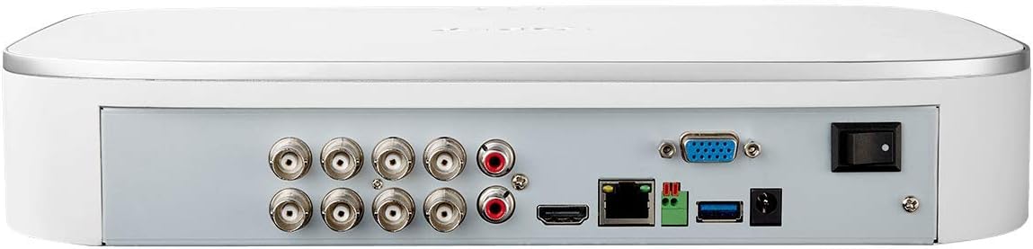 Lorex 4K HD Indoor/Outdoor Wired DVR Security Camera System, Ultra HD Bullet Cameras with Motion Detection, Color Night Vision & Smart Home Compatibility, 2TB 8 Channel DVR, 8 Cameras