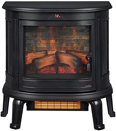 Duraflame 3D Infrared Stove, Black Electric Heater