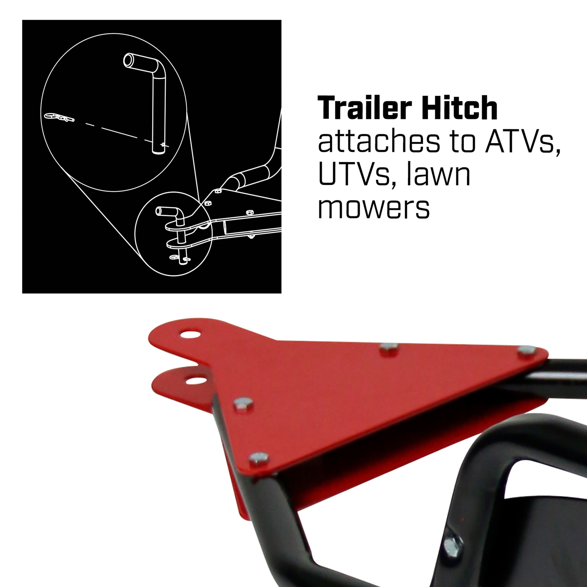 Lawn Spreaders Chapin Auto-Stop Tow-Behind Spreader, 150-Lb. Capacity