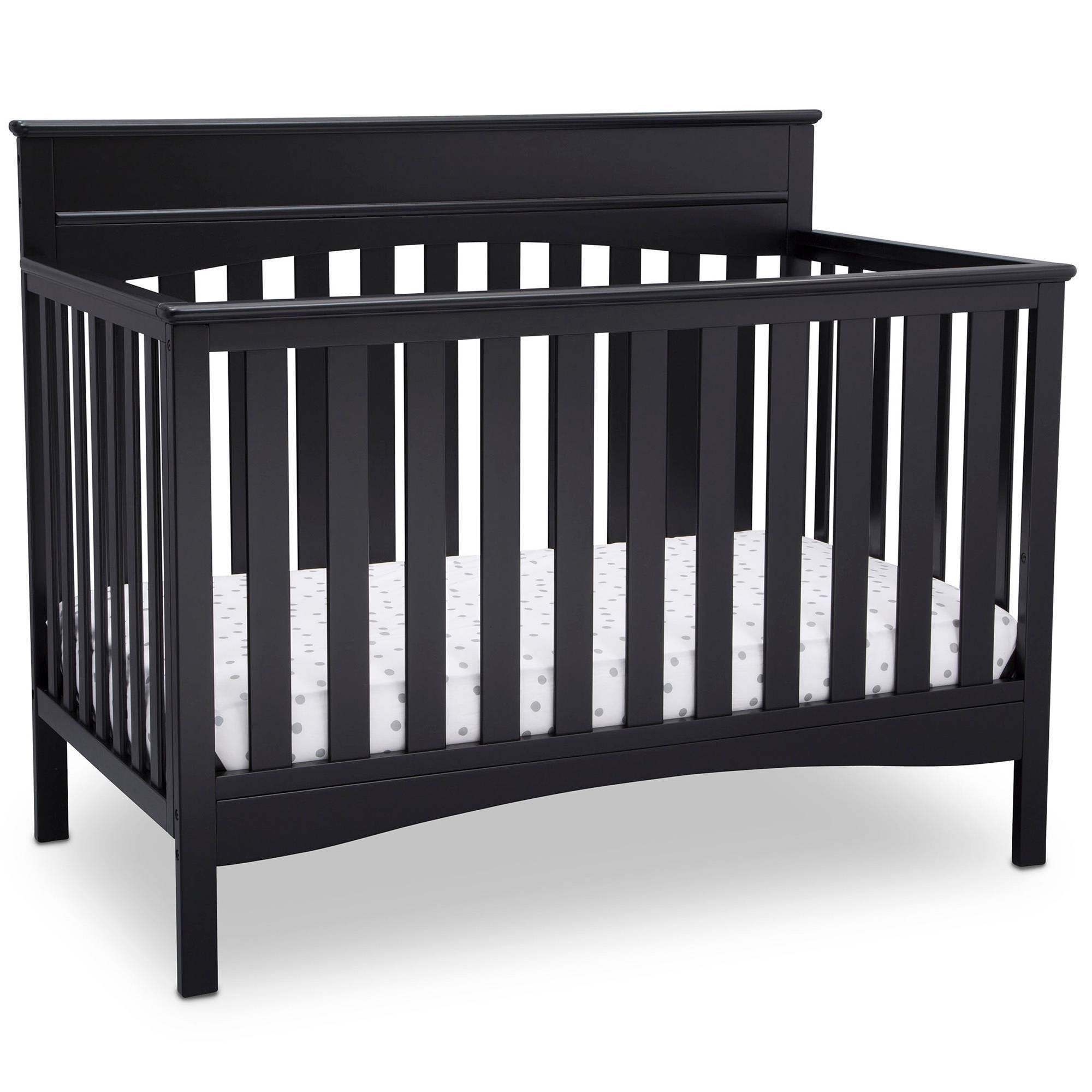 Delta Children Skylar 4-in-1 Convertible Crib - Black