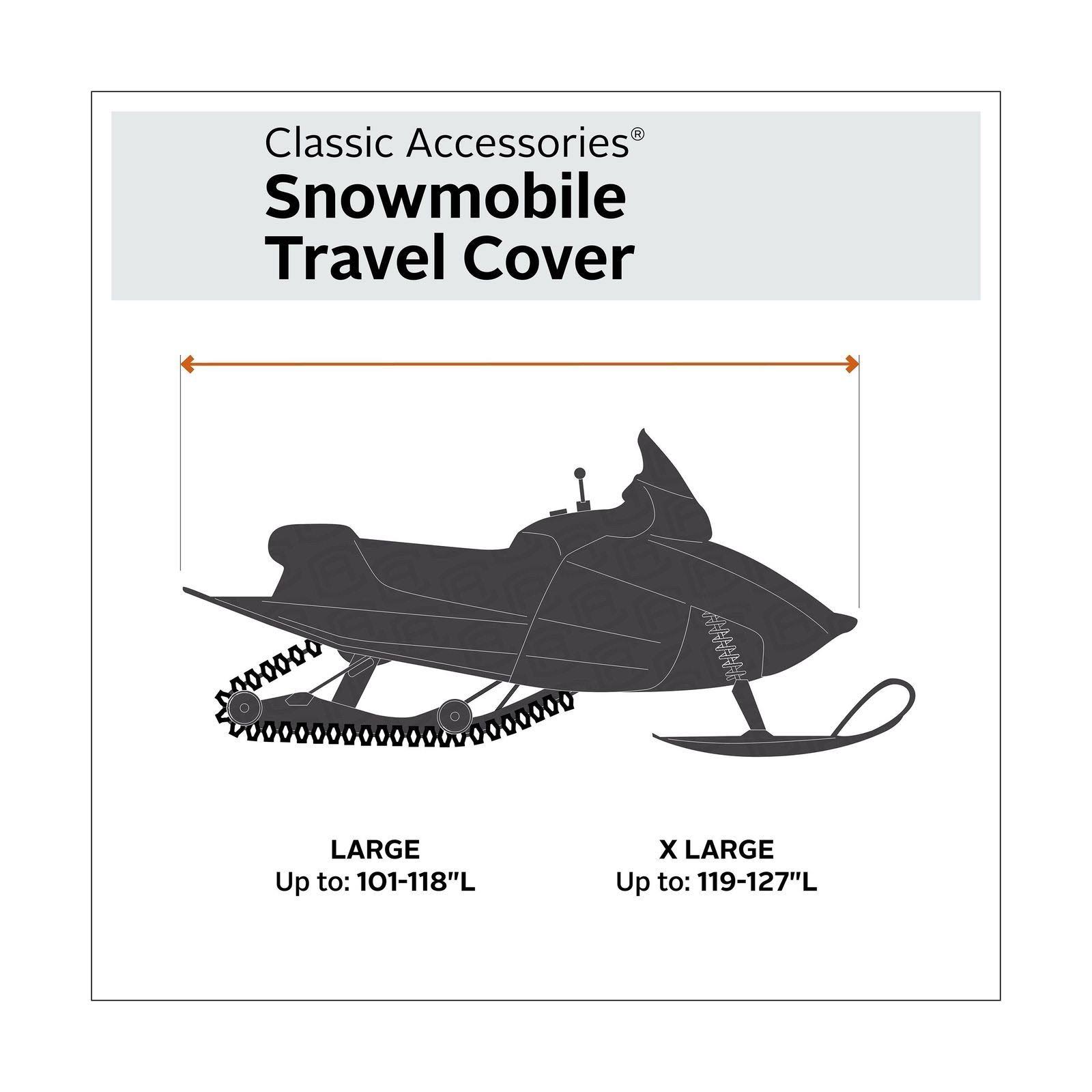 Classic Accessories 71837 Deluxe Snowmobile Travel COVER, Large