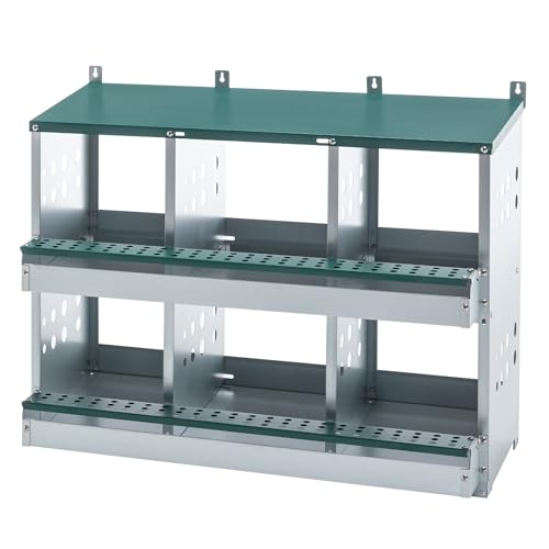 3-Tier Large Wooden Chicken Coop for 8-10 Chickens,Outdoor Walk-in Chicken Coop House with Run&Nesting Boxes,Hen House Poultry Pet Habitat Hutch Cage W/Pull Out Trays&Wire Fencing(95"×80"×83")