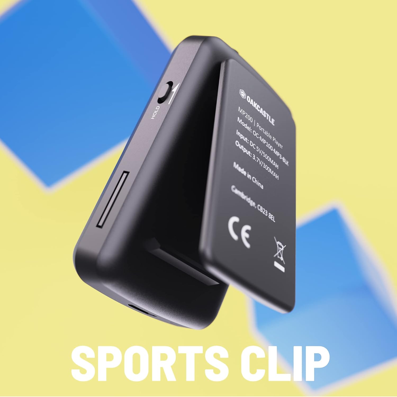 Oakcastle 8GB MP3 Player with Bluetooth & Headphone Connectivity | FM Radio & Micro SD Slot Pack of 2