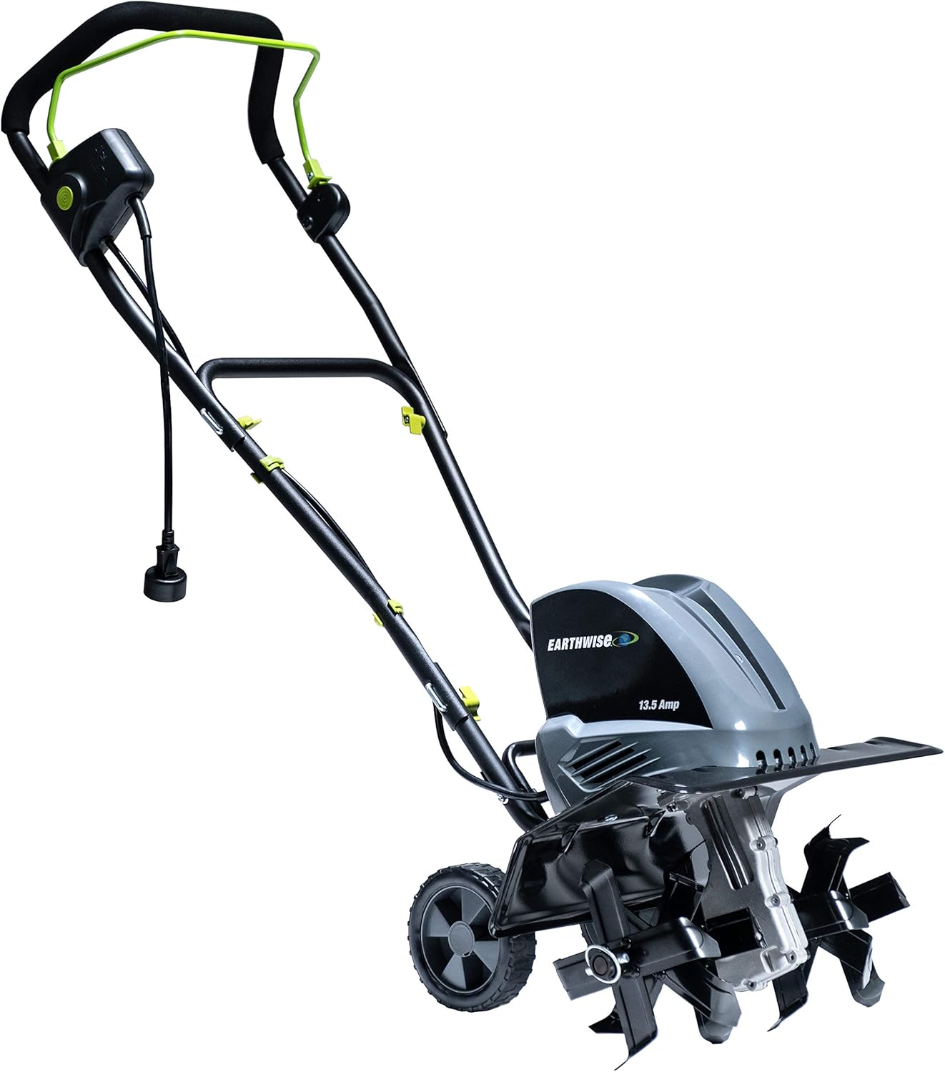 Earthwise 16-Inch 13.5-Amp Electric Tiller/Cultivator + Yard Master 9940010 120-Foot Outdoor Garden Extension Cord