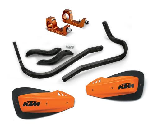 KTM Probend Handguards by Cycra (Orange/Black)