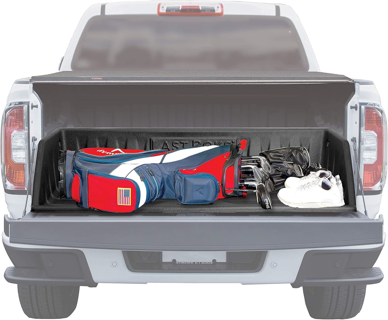 Last Boks Mid Size Truck Bed, Cargo Box Organizer, Slides Out onto Your Tailgate for Easy Access to Load or Unload Your Cargo, Truck Accessories Stores and Protects Your Cargo and Your Truck
