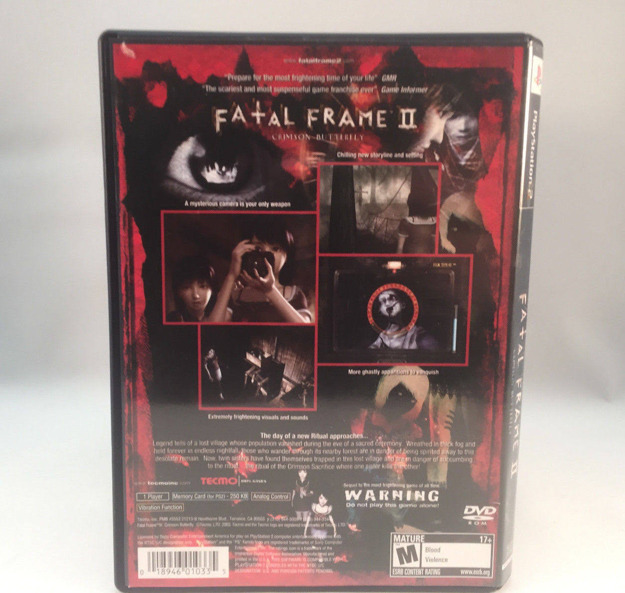 Fatal Frame II Crimson Butterfly - PlayStation 2