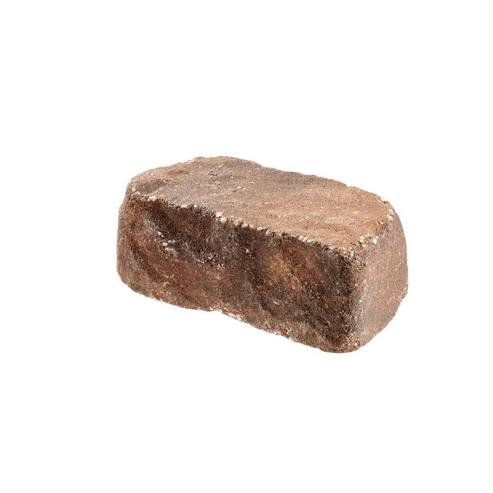 Oldcastle Mini Beltis 3 in. H x 8 in. W x 4 in. D Harvest Blend Concrete Retaining Wall Block Pallet (378-Piece/Pallet)
