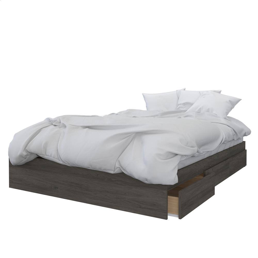 Nexera 2 Piece Queen Size Bedroom Set Bark Grey - 402360