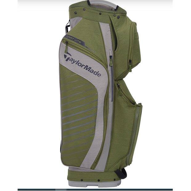 TaylorMade Cart Lite Bag, Navy Flag/White