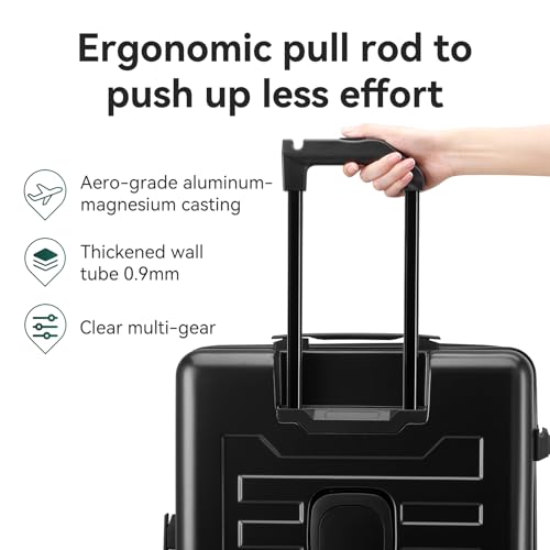 ROAMING Grace Expandable Carry On Luggage Airline Approved, 20 Inch Hardside Carry On Suitcase with Wheels, Travel Harshell Spinner Small Luggage with Tsa Lock, Jade cyan, 20-Inch Carry-On