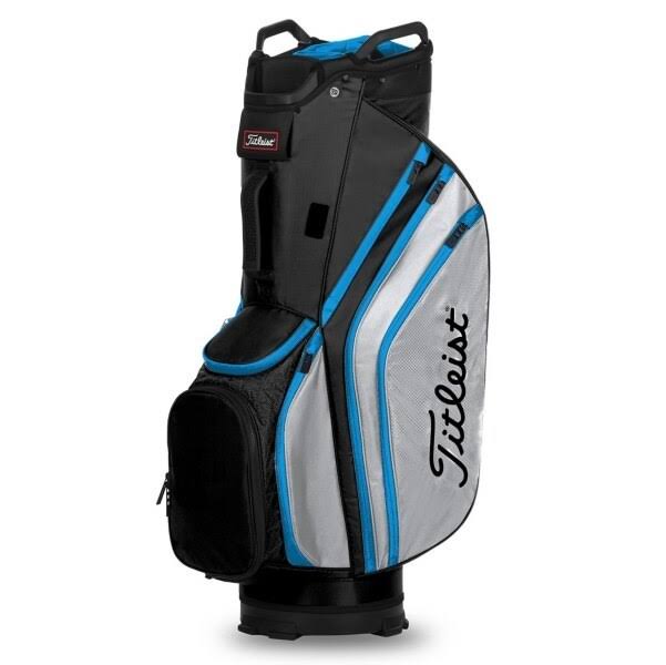 Titleist Cart 14 Lightweight Golf Bag - Black/Black/Red