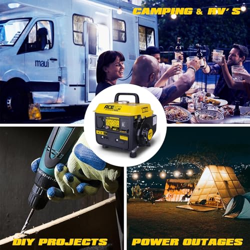 1,200W Gas-Powered Generator, Portable Generator Camping Ultralight, EPA & CARB Compliant