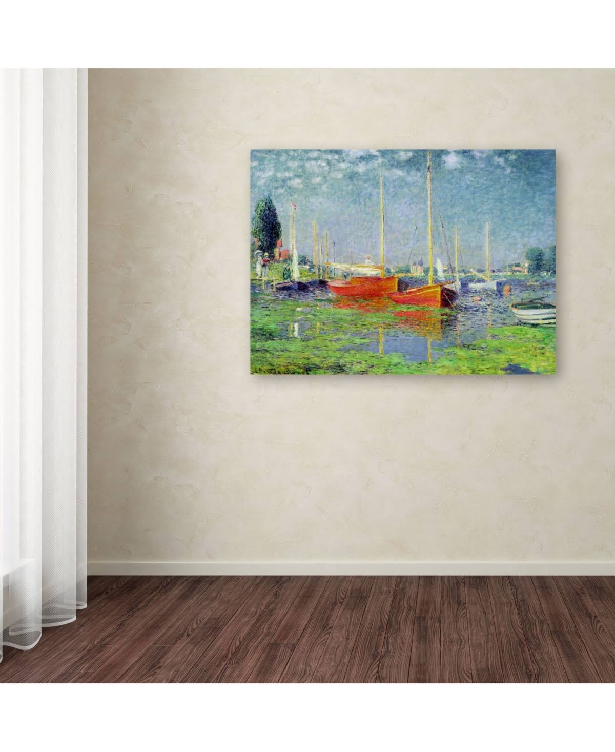 Trademark Global Claude Monet &Argenteuil& Canvas Art
