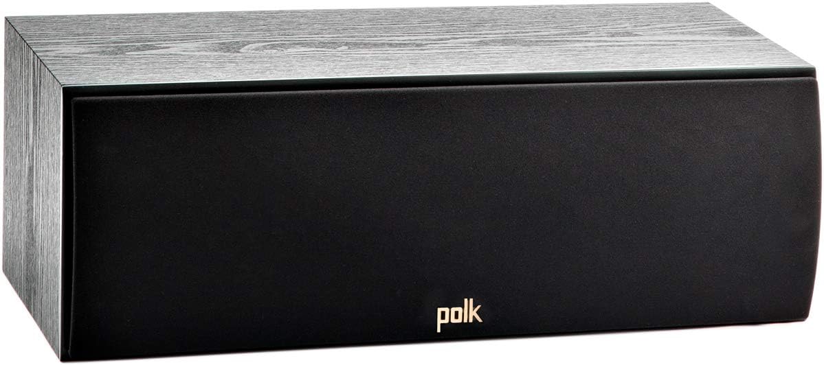 Polk Audio T15 100 Watt Home Theater Bookshelf Speakers &ndash; Hi-Res Audio with Deep Bass Response | Dolby and DTS Surround | Wall-Mountable| Pair, Black