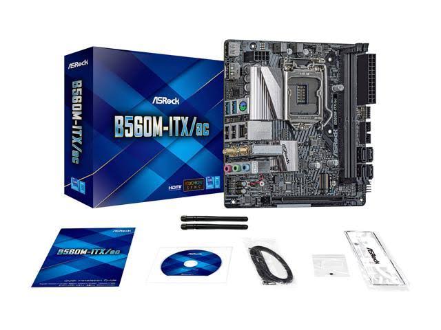 ASRock B560M-ITX/ac Intel LGA 1200 Mini-ITX Motherboard