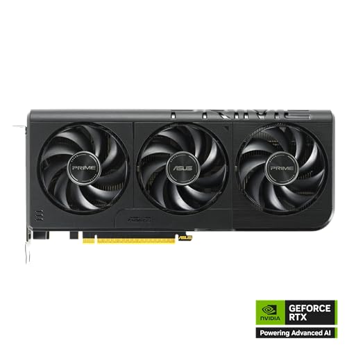 ASUS The SFF-Ready Prime GeForce RTX™ 5060 8GB GDDR7 OC Edition Graphics Card (PCIe® 5.0, 8GB GDDR7, HDMI®/DP 2.1, 2.5-Slot, Axial-tech Fans, Dual BIOS)