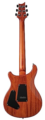 PRS Guitars 6 String SE Custom 24-08 Electric Guitar, Blood Orange with Gig Bag, Right, (107994::BR:)