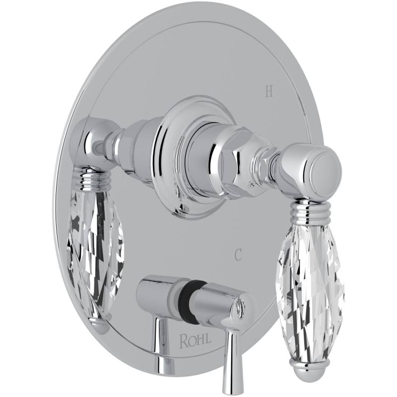 Rohl A2410NLCAPC Pressure Balance Trim with Diverter - Polished Chrome