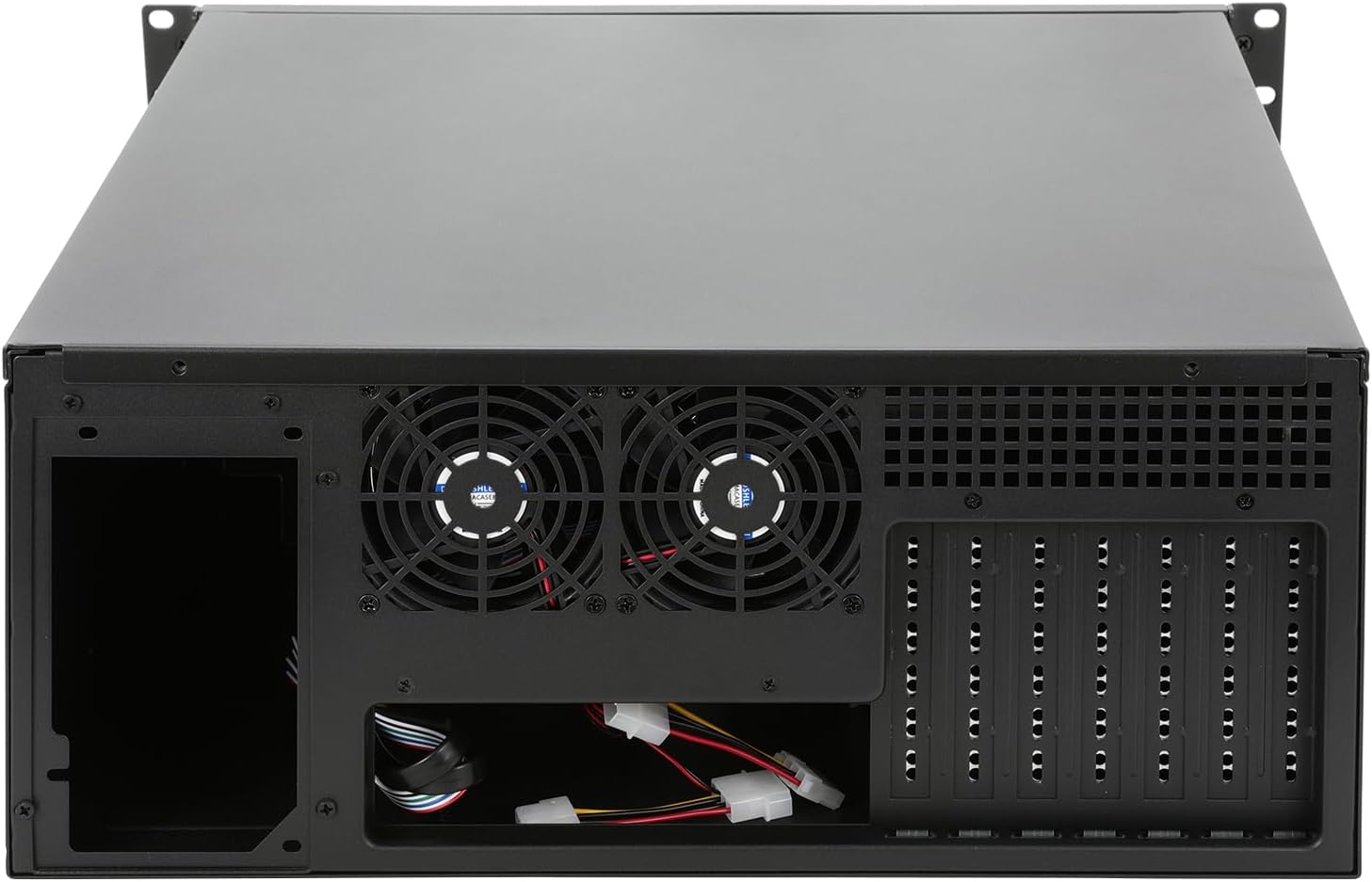 4U rackmount Server ChassisATX Micro ATX/Mini-itx 2x5.25 +（7+1 x3.5 + 2x2.5 Bays USB3.0 with 2.0 Adaptor