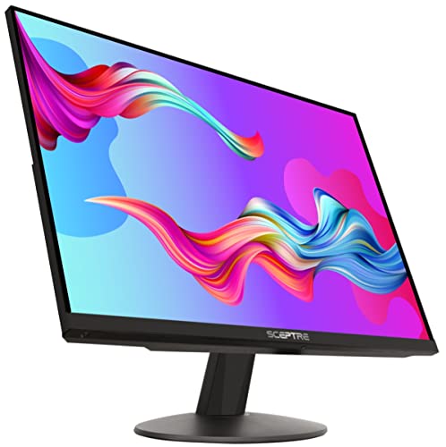 Sceptre IPS 24-inch Essential Thin 100Hz Gaming Monitor USB Type-C DisplayPort HDMI 100% sRGB Build-in Speakers
