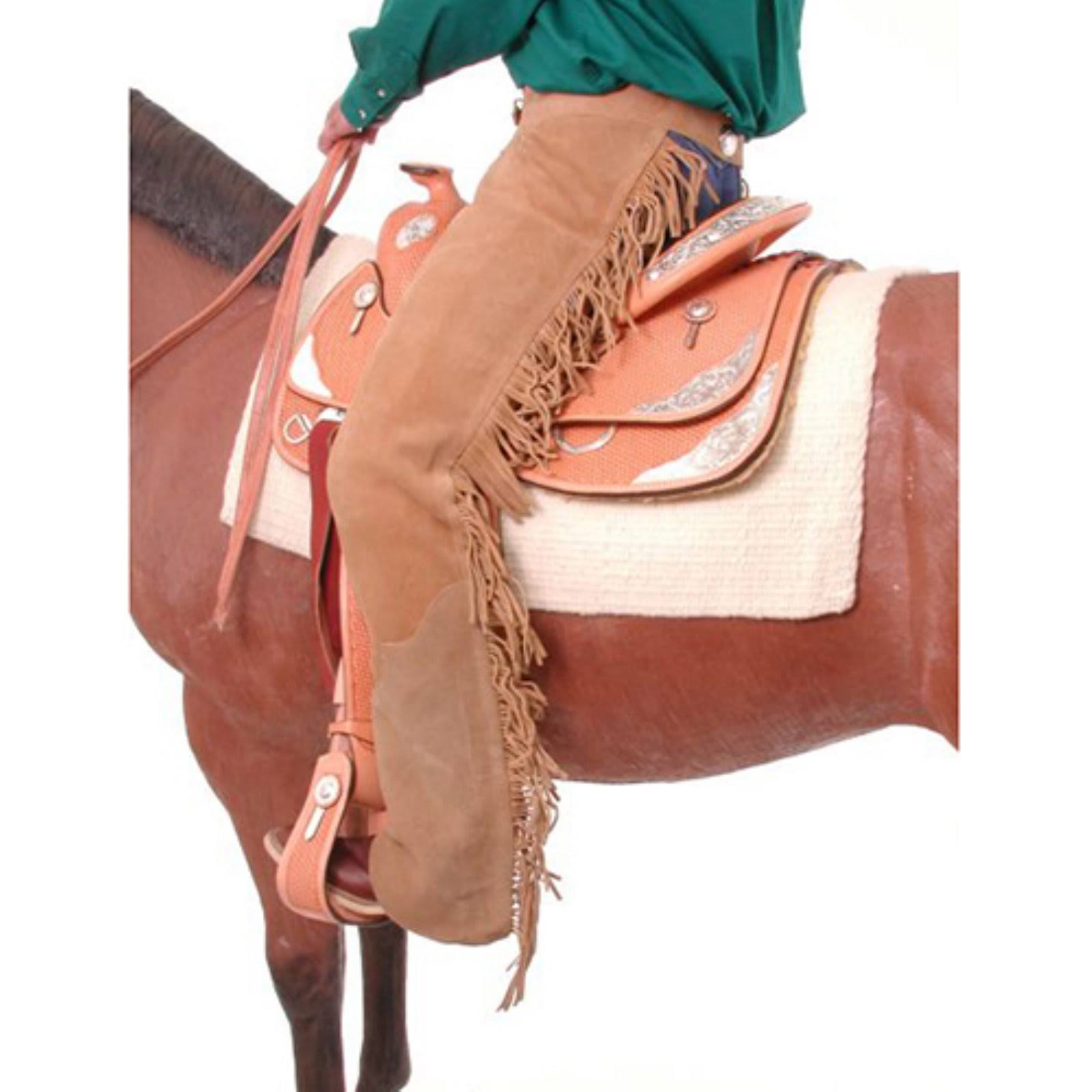 Tough-1 Equitation Chaps Medium Sand