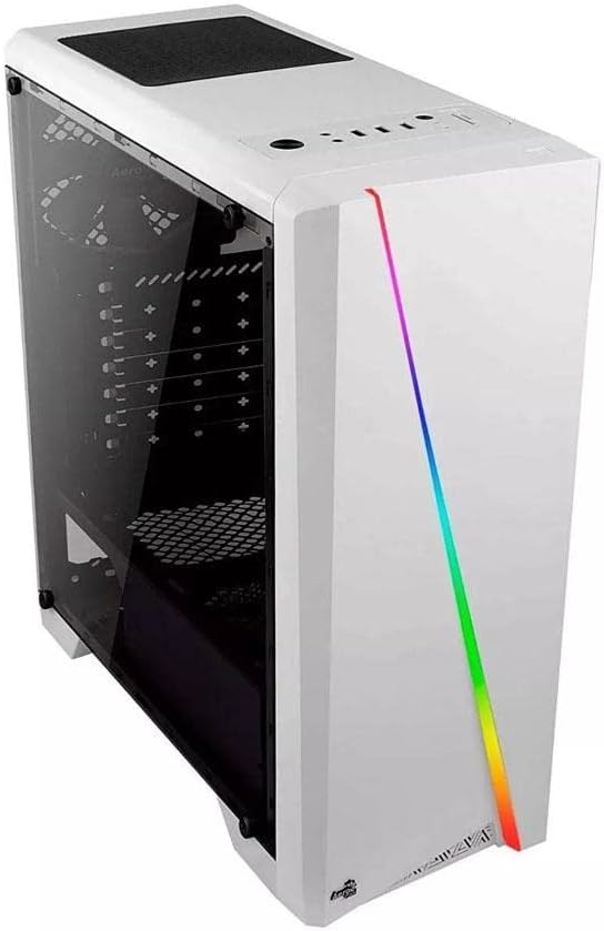 Cylon White RGB Mid Tower Computer Case