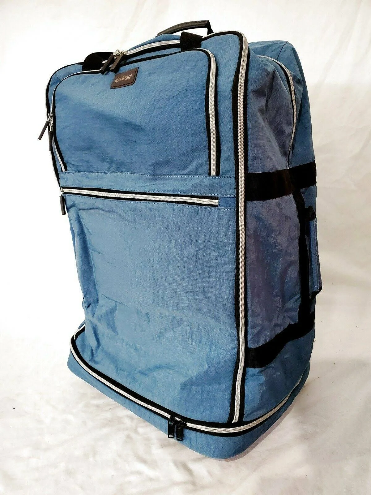 Biaggi Zipsak 31x22 Microfold Spinner Suitcase - Blue