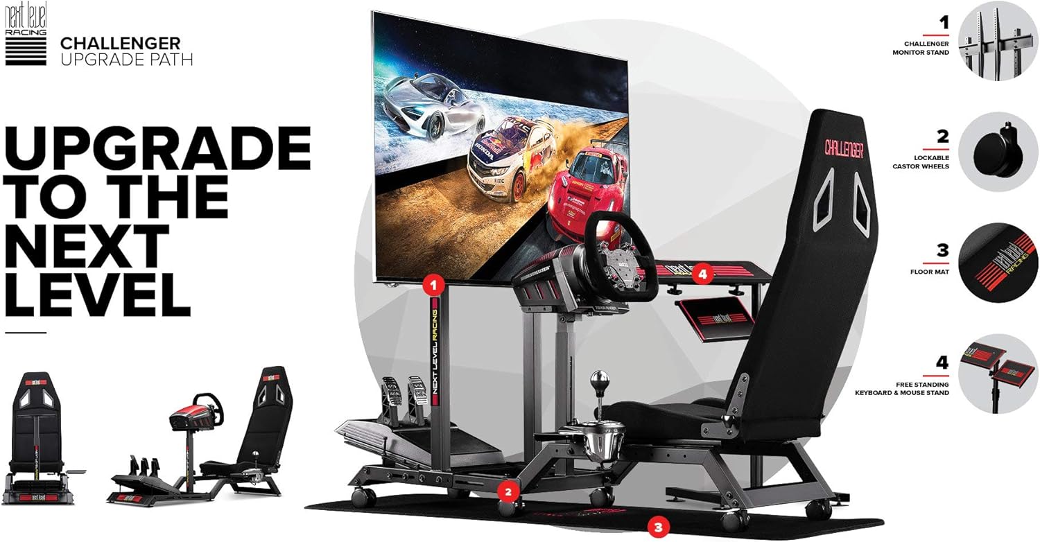 Next Level Racing Challenger Simulator Cockpit - Not Machine Specific