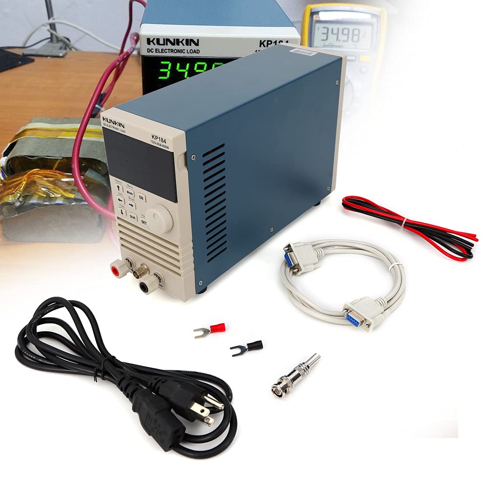 DC Electronic Load Battery Capacity Tester, GDAE10 Internal Resistance Tester Electronic Outlet Power Tester RS485/232 400W 150V 40A, KP184