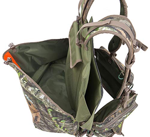 ALPS OutdoorZ Impact Camo Turkey Vest with Removable Flip Down Seat, Game Bag and Plenty of Pockets for Calls and Strikers