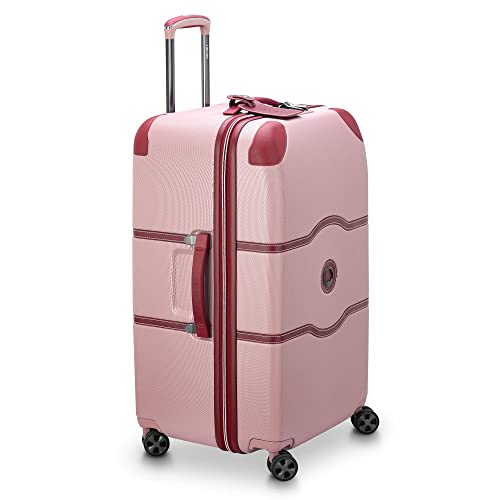 DELSEY PARIS Chatelet Air 2.0 Hardside Luggage with Spinner Wheels, Angora, Checked-Large 28 Inch