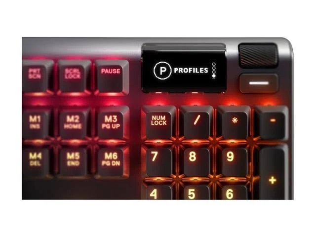 SteelSeries - Apex 5 Wired Gaming Hybrid Mechanical Blue Switch Keyboard with RGB Back Lighting - Black