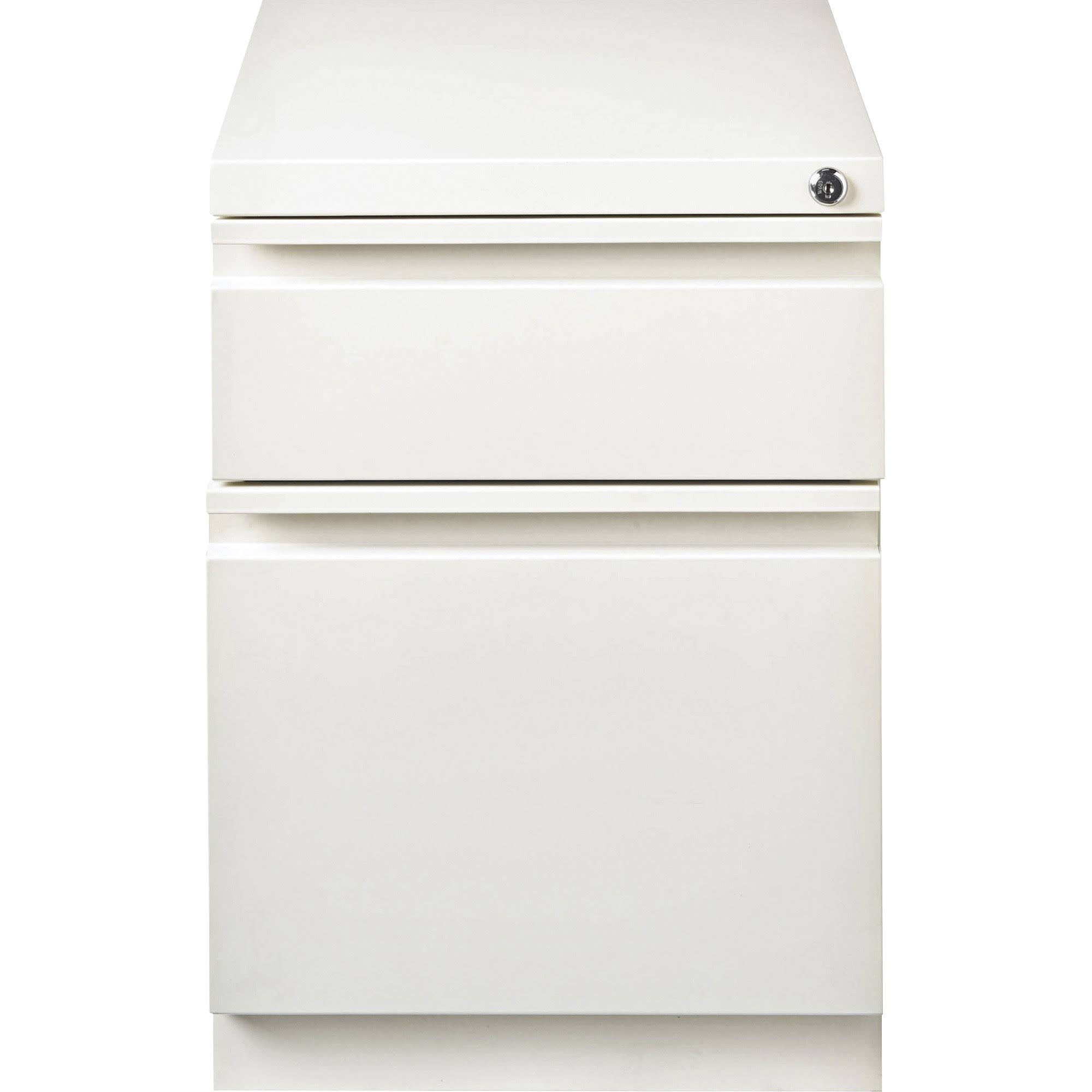 Lorell 20x22 2-Drawer Box/File Steel Mobile Pedestal
