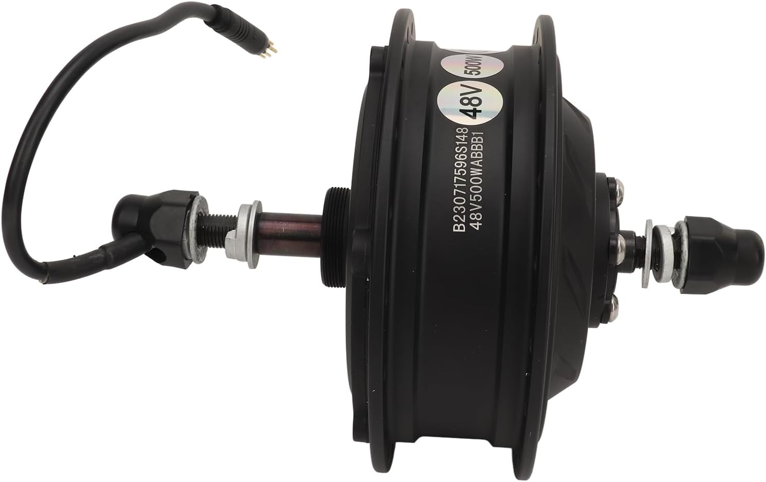 48V 500W Electric Bicycle Gear Hub Motor, High Power Brushless, Aluminum Alloy Wheel Rim Suitable for DIY Bikes