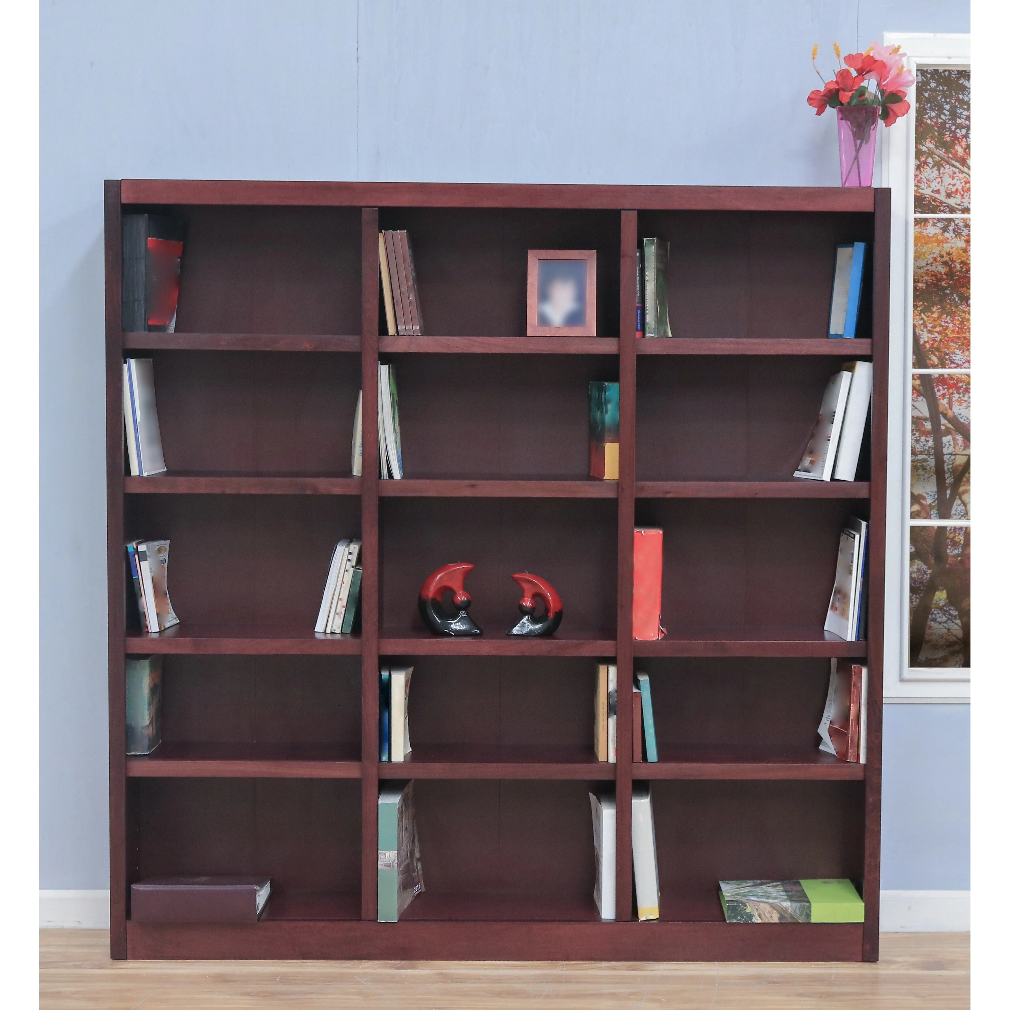 Concepts in Wood 72-inch Bookcase/Storage Unit Espresso Espresso Finish