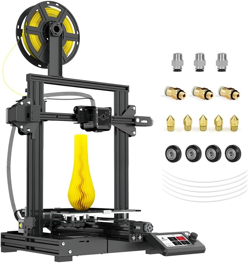 Voxelab Aquila-M 3D Printer,Fully Metal Frame,DIY FDM 3D Printer Kit with Removable Carborundum Glass Platform,Fully Open Source Design and Resume Printing Function Build Volume 220x220x250mm