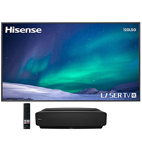 Hisense 4K Ultra-Short-Throw Laser TV & 100'' ALR Cinema Screen Bundle with Premium 4 YR CPS Enhanced Protection Pack