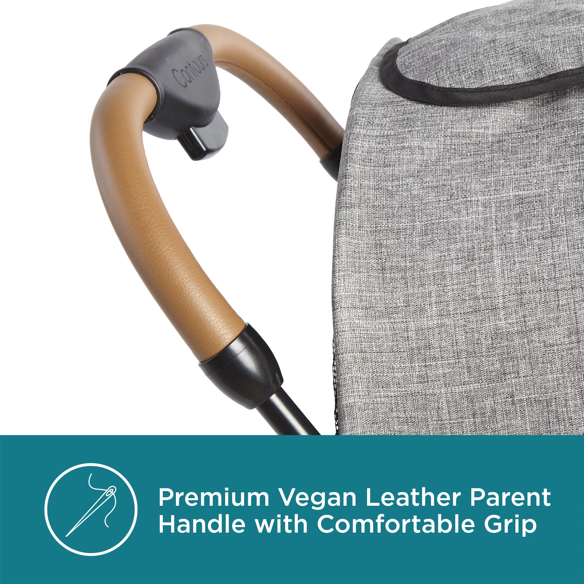Contours Quick® Lightweight Travel Stroller, Compact Newborn Stroller, Gray