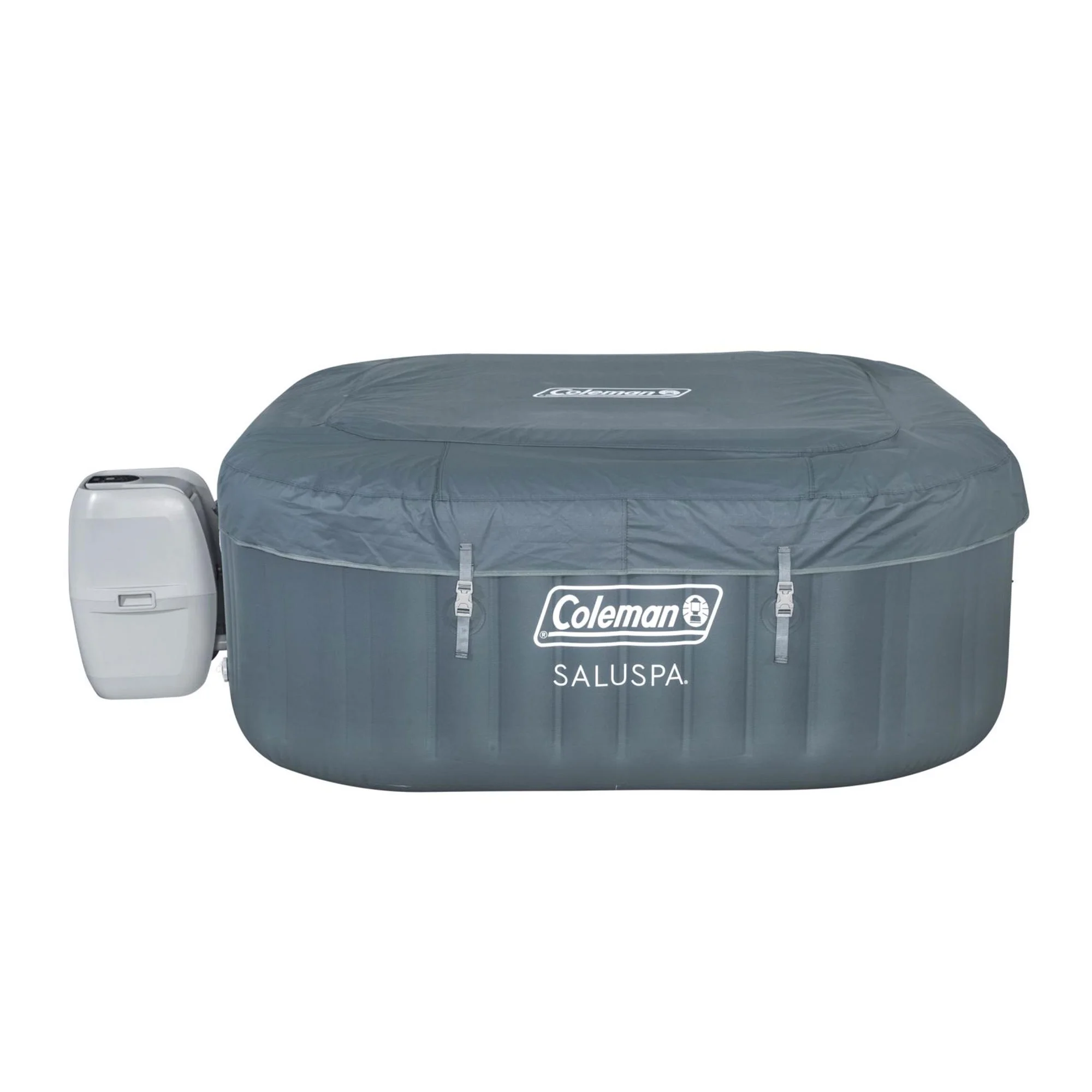 Coleman SaluSpa 4 Person Inflatable Hot Tub w/ EZ Spa Water Treatment Blend