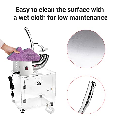 WeChef Electric Snow Cone Machine Slush Maker Stainless Steel Crusher for Commercial Use