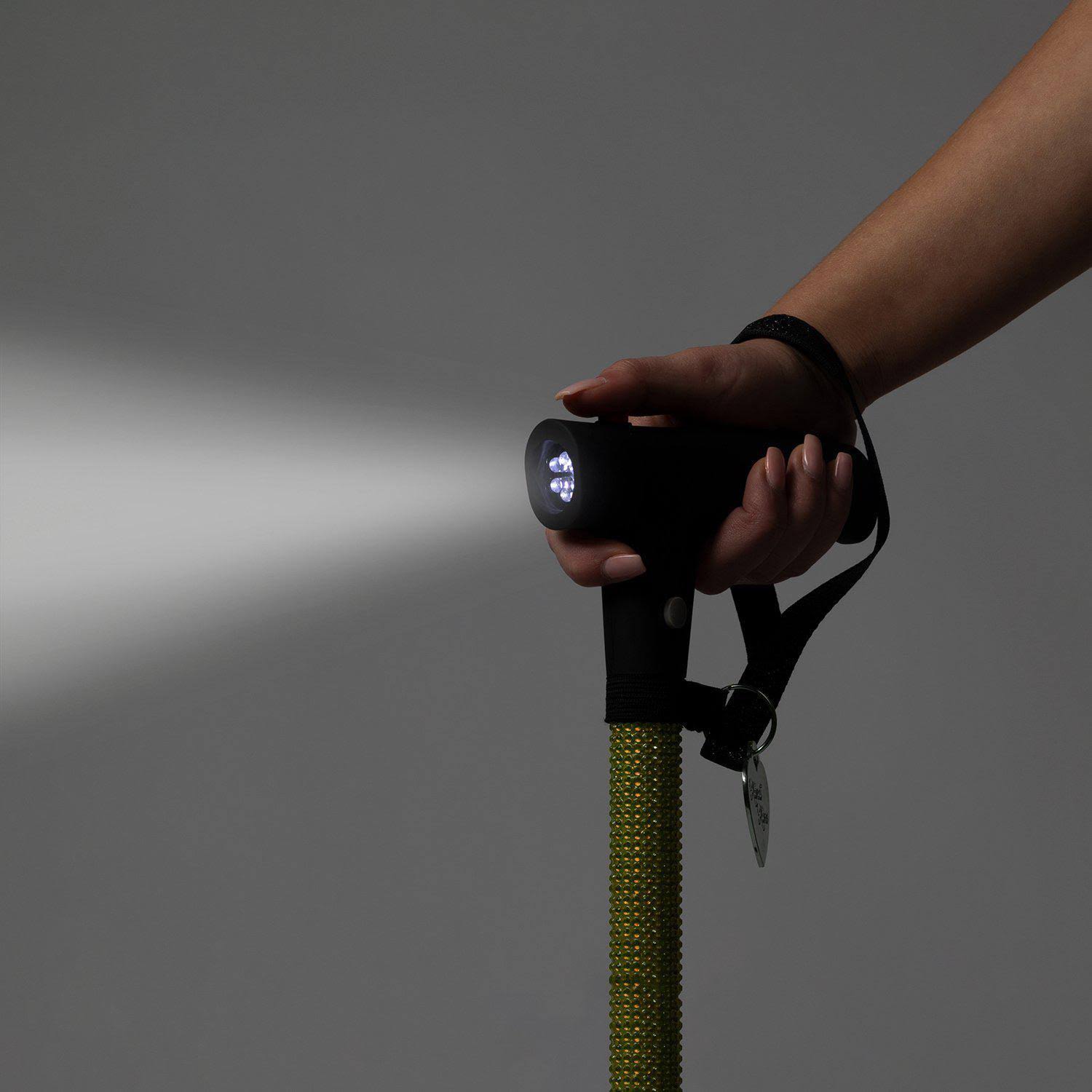 Blingsting Kandi Kane Personal Safety Cane Gold