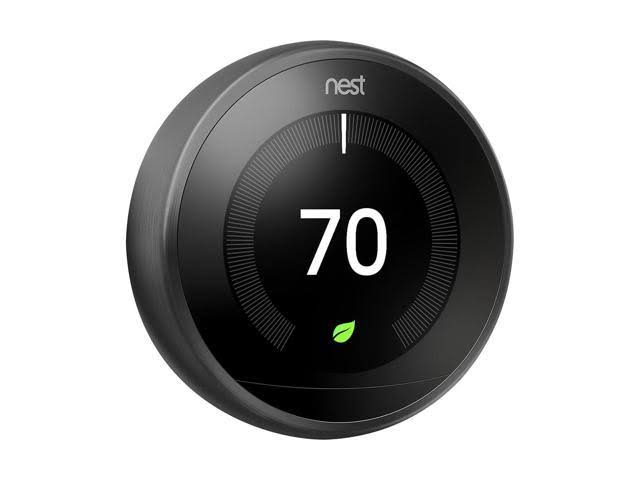 Nest - Learning Thermostat - 3rd Generation - Black