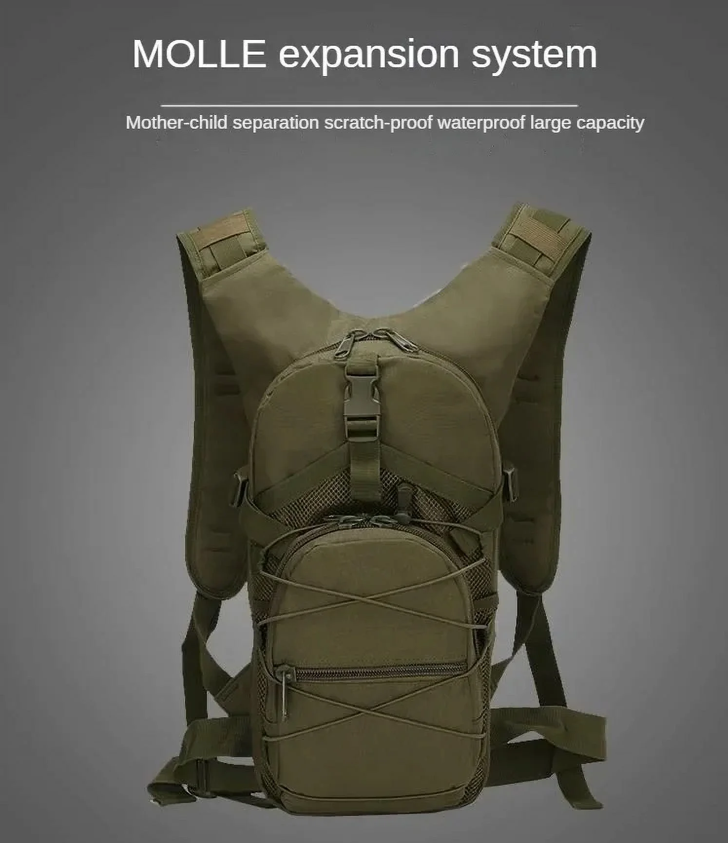 15L Molle Backpack Outdoor Sports Bicycle Backpacks Cycling Climbing Hiking Trekking Camping Bag