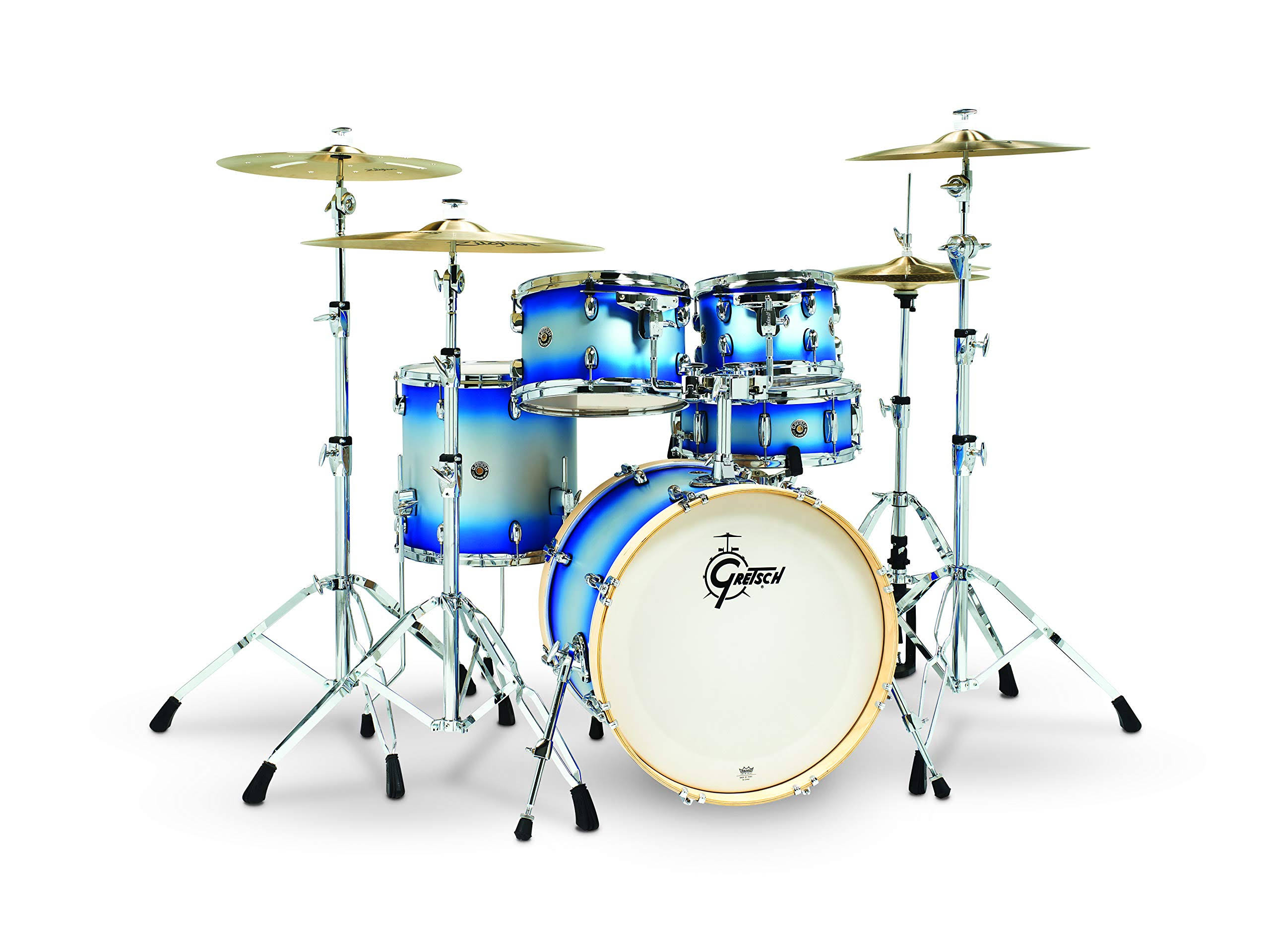 Gretsch Catalina Special Edition Birch 5 Piece Shell Pack (20/10/12/14/14sn) Blue Duco Silver