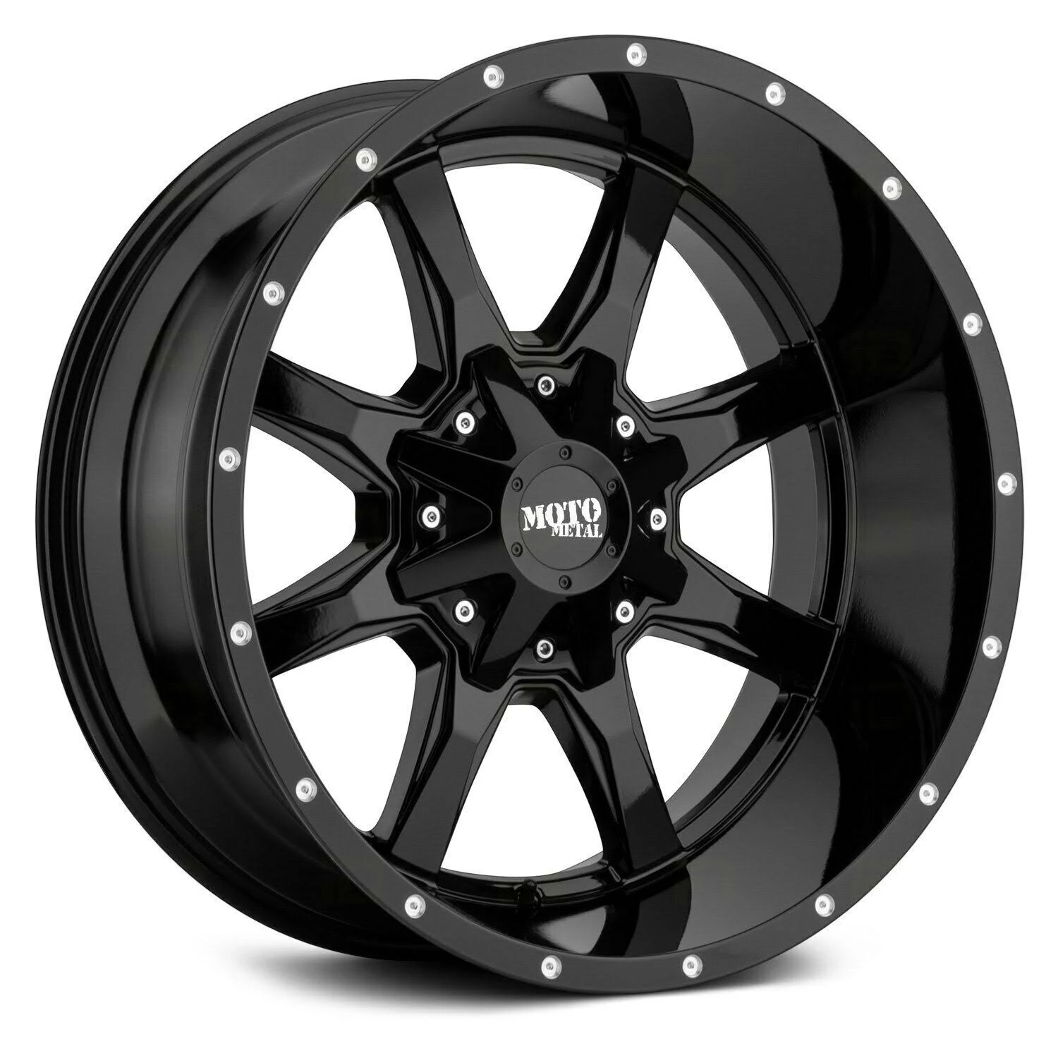 Moto Metal MO970 Gloss Black 18x10 8x165.1 -24mm (MO970810803A24N)